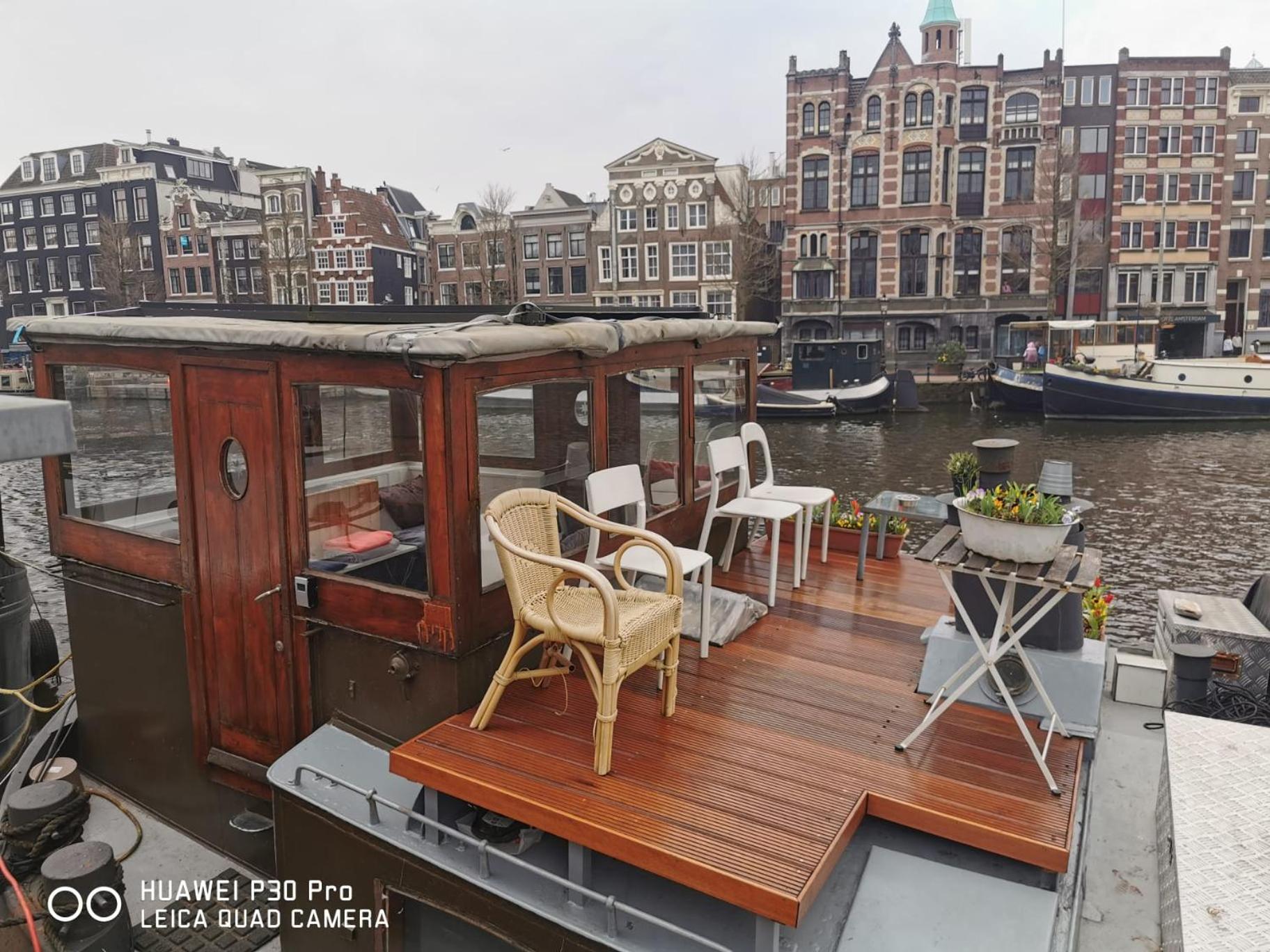 Waterloo Square River Vieuw Houseboat 암스테르담 외부 사진